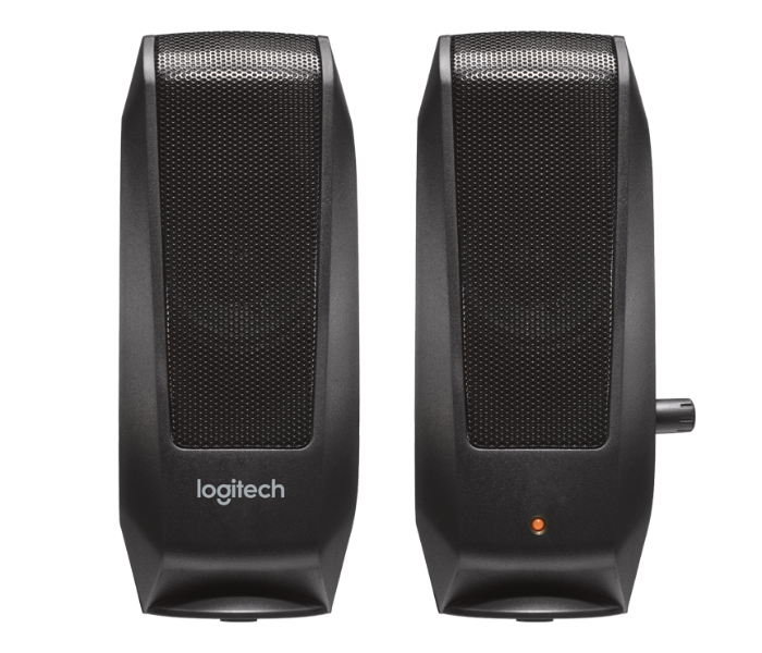 Logitech S120 Stereo Speaker - Black - Zoom Image 1