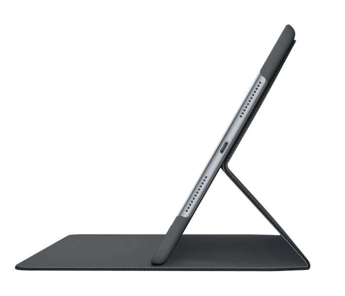 Logitech 939001466 Hinge Slim and Flexible Case for Apple iPad Pro - Black - Zoom Image 2