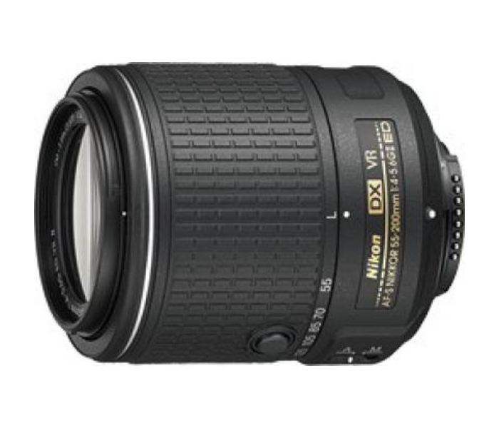 Nikon AFS DX VR/II 55-200MM Nikkor F4-5.6G IF ED Camera Lens - Zoom Image 1