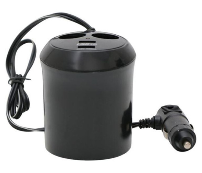 Cigarette Lighter Power USB Socket - Black - Zoom Image