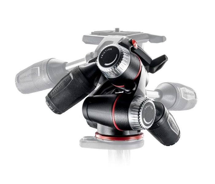 Manfrotto MHXPRO-3W 3-Way Tripod Head with Retractable Levers - Black - Zoom Image 3