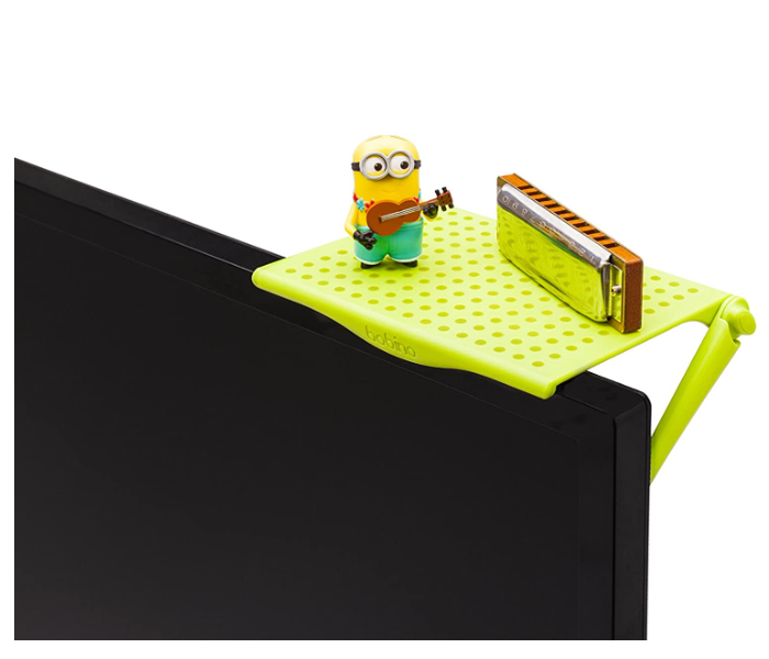 Bobino SCSHOLM Screen Shelf Stylish Minimalist Monitor Mounted Organizer - Lime - Zoom Image 2