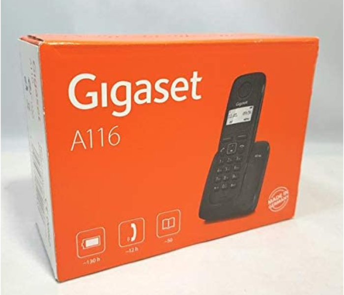 Gigaset A116 Cordless Phone - Black - Zoom Image 3