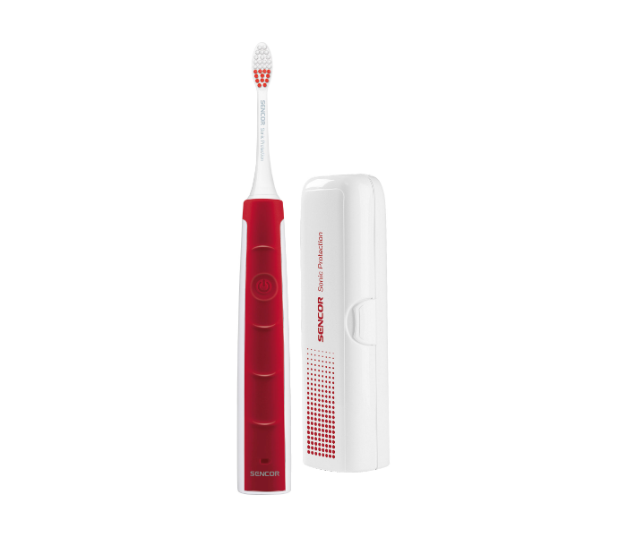 Sencor SOC 1101RD Electric Sonic Toothbrush - Red - Zoom Image 1