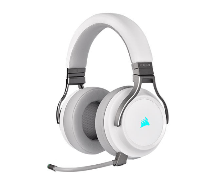 Corsair Virtuoso RGB Wireless High-Fidelity 7.1 Surround Sound Gaming Headset - White - Zoom Image 1