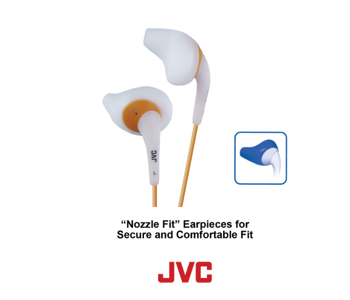 JVC HAEN10WK Gumy in Ear Earbud Headphones - White - Zoom Image 4