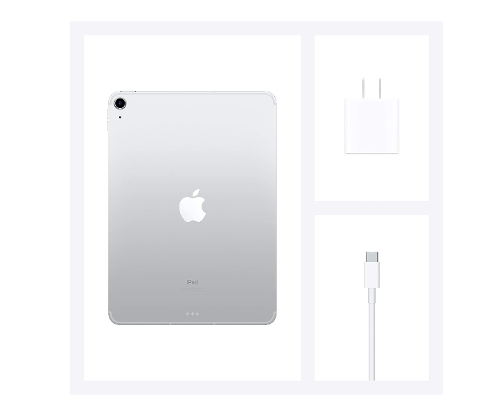 Apple iPad Air 10.9 inch 4th Generation 2020 WiFi and Cellular 64GB - Silver - Zoom Image 7