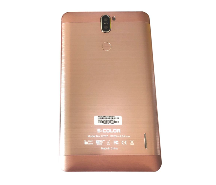 S-Color U707 7-Inch 2GB RAM 16GB 4G LTE - Rose Gold - Zoom Image 2