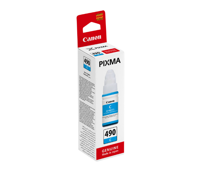 Canon GI-490 Ink Bottle - Cyan - Zoom Image 2