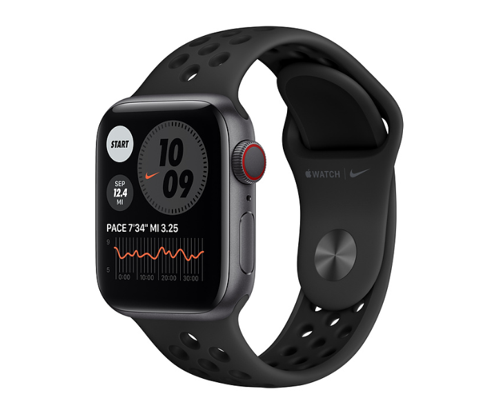 Apple Watch Nike Series 6 M07E3AE GPS and Cellular 40mm Space Gray Aluminium Case with Anthracite Black Nike Sport Band - Zoom Image 1