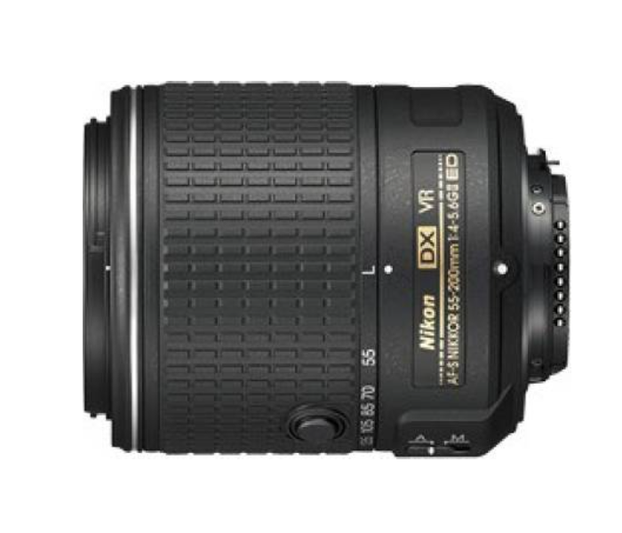 Nikon AFS DX VR/II 55-200MM Nikkor F4-5.6G IF ED Camera Lens - Zoom Image 2