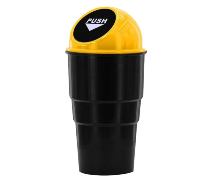 Mini Vehicle Garbage Bin - Yellow and Black - Zoom Image