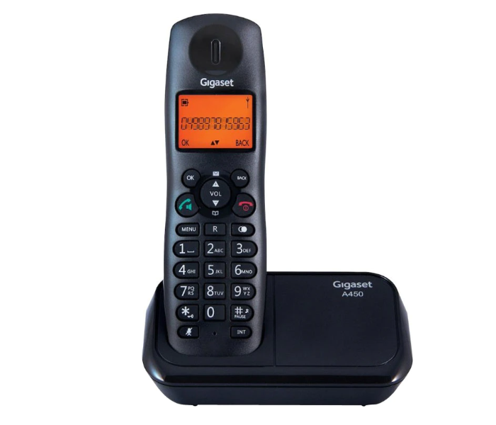 Gigaset A450 Cordless Landline Phone - Black - Zoom Image 1