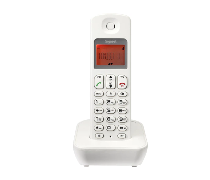 Gigaset A100 Cordless Landline Phone - White - Zoom Image 1