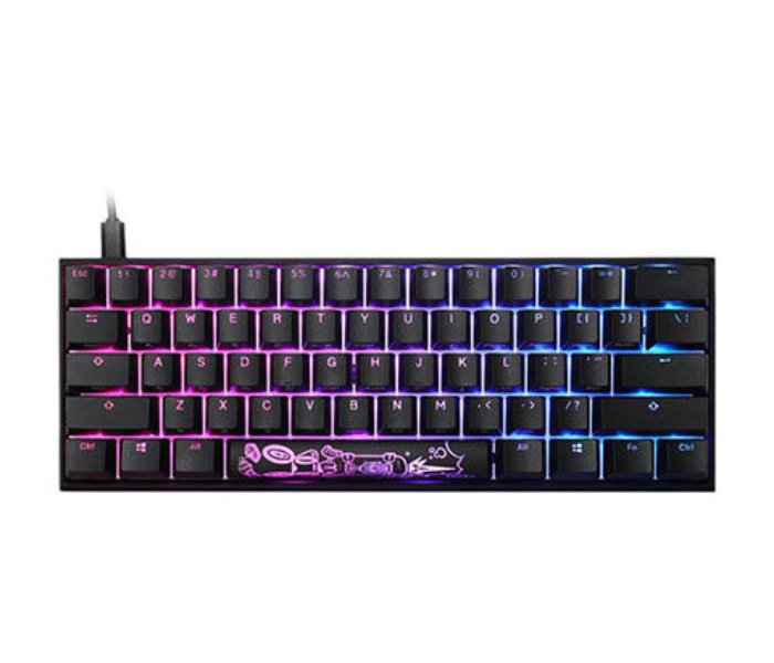 Ducky Mecha Mini RGB LED Mechanical Keyboard with Cherry MX Red Switches - Black - Zoom Image 1