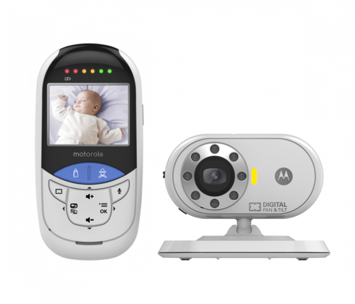 Motorola MBP27T Digital Video Baby Monitor with Integrated Touchless Thermometer - Zoom Image