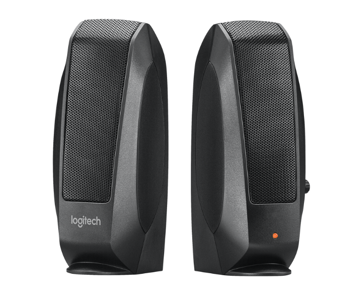 Logitech S120 Stereo Speaker - Black - Zoom Image 2