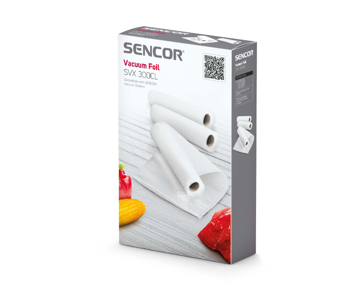 Sencor SVX300CL 3 Rolls Vacuum Foil - White - Zoom Image 3