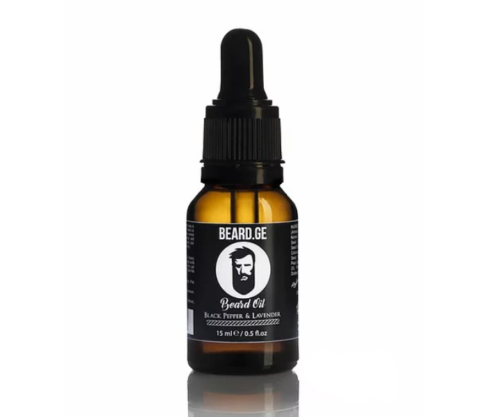 Beard.Ge 15ml Beard Oil Black Pepper and Lavender - Zoom Image 1