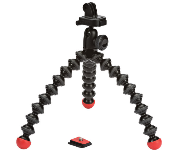 Joby JB01300 GorillaPod Action Tripod with GoPro Mount - Black and Red - Zoom Image 1