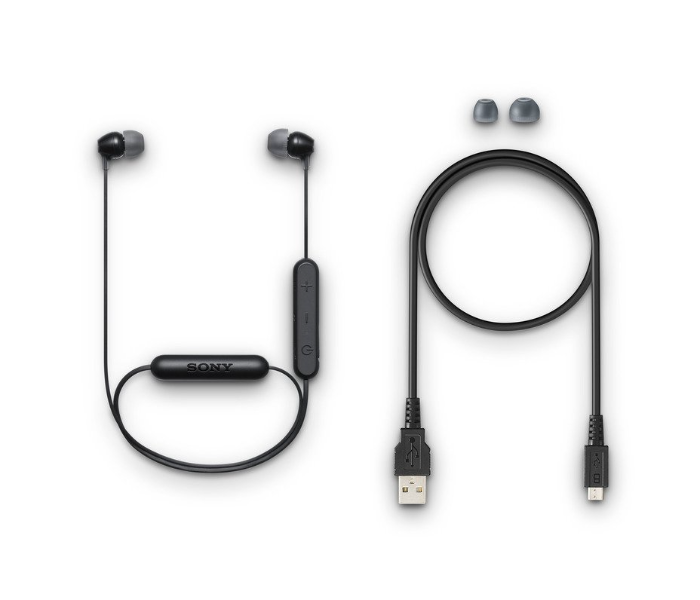 Sony WI-C300 Wireless In-Ear Headphones - Black - Zoom Image 4