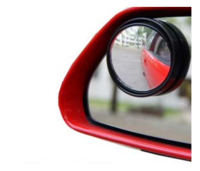 2-Piece Spot Mirror Set - Red - Zoom Image