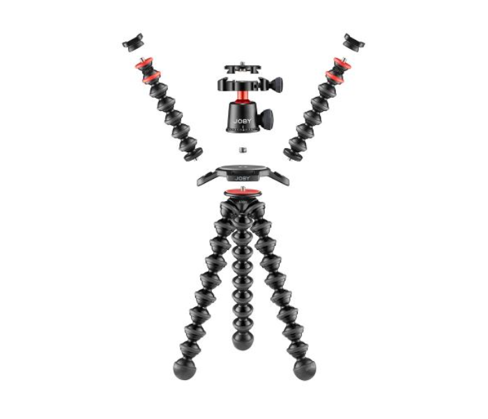 Joby JB01567-BWW GorillaPod 3K PRO Rig Ultimate Flexible Tripod Rig for Premium Mirrorless Cameras - Black and Red - Zoom Image 4