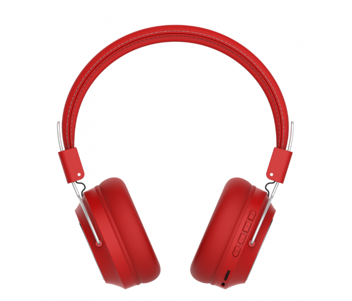 Microdigit MD330T Premium Wireless Stereo Headphone - Red - Zoom Image 1