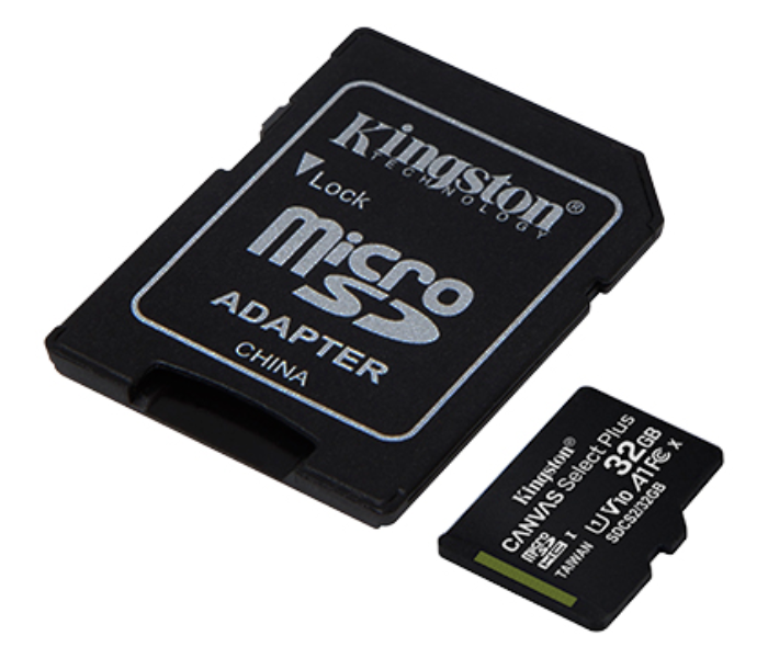 Kingston SDCS32GB 32GB Canvas Select Plus microSD Card with Adapter - Black - Zoom Image 2