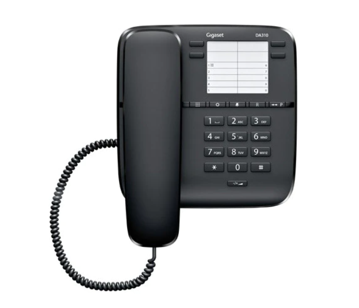 Gigaset DA310 Standard Corded Desk Phone - Black - Zoom Image 1