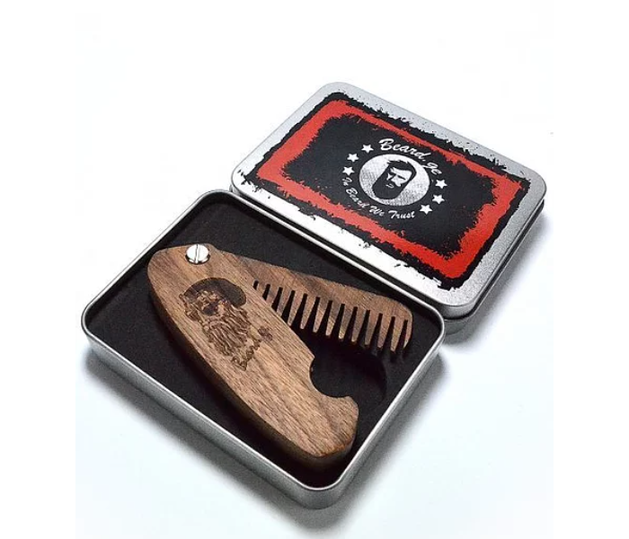 Beard.Ge Wooden Folding Comb - Zoom Image 1