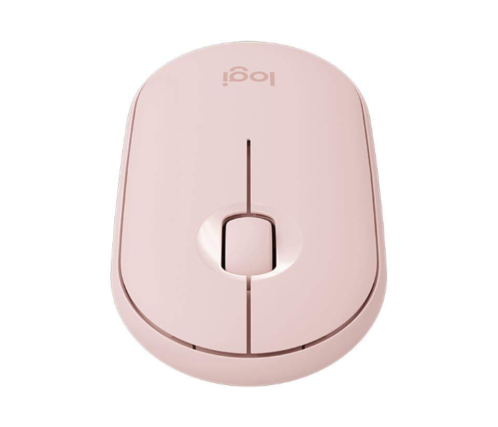 Logitech Pebble M350 Wireless Mouse with Bluetooth or USB - Rose - Zoom Image 4