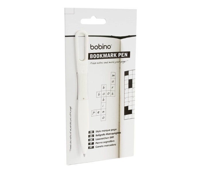 Bobino BOMAPWH Bookmark Pen - White - Zoom Image