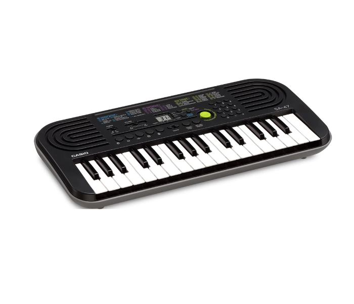 Casio SA-47 32 Keys Mini Keyboard - Black and White - Zoom Image