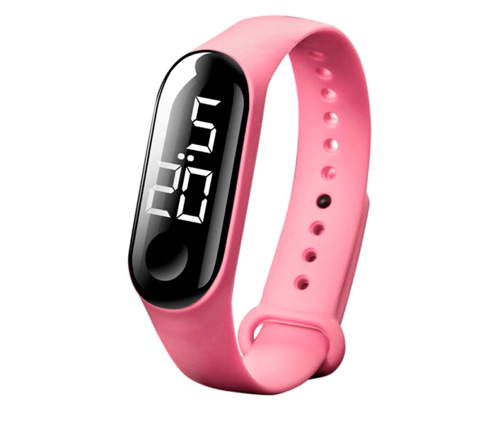 Digital Touch Screen Watch 1516 - Pink - Zoom Image