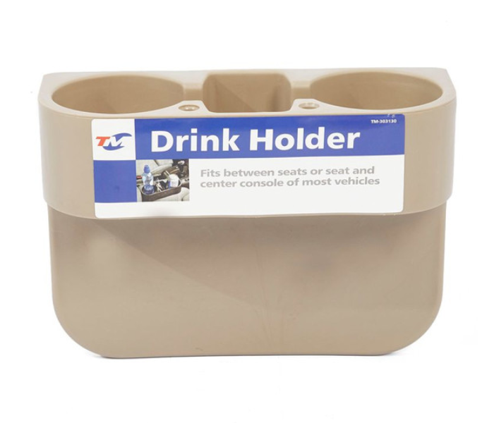 Multifunction Portable Car Cup Holder - Beige - Zoom Image