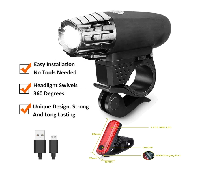 For All 3 Modes Bike- Cycle Light Set  - Zoom Image 2