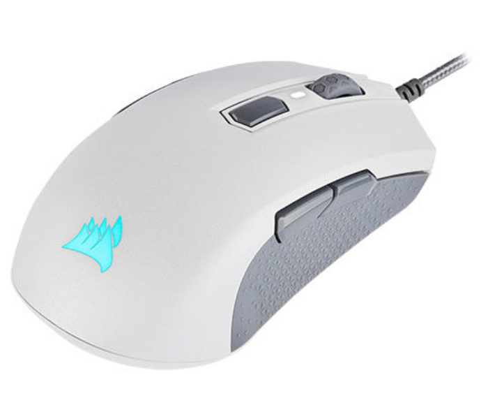 Corsair M55 RGB PRO Ambidextrous Multi-Grip Gaming Mouse - White - Zoom Image 3