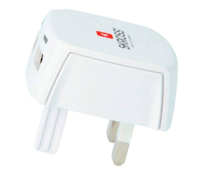 Skross 1-302720 2.4A UK Usb Charger - White - Zoom Image 3