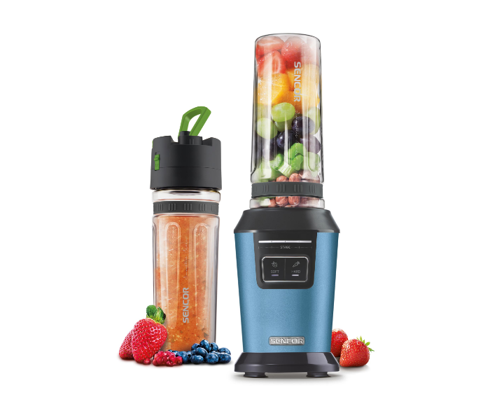 Sencor SBL 7170GG 0.6l 800 Watts Automatic Smoothie Maker - Blue - Zoom Image 1