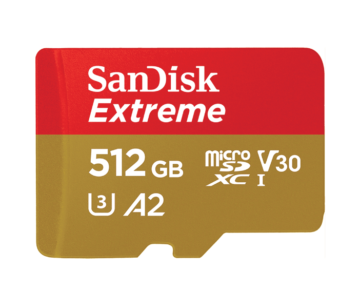 Sandisk SDSQXA1-512G-GN6MN 512GB Extreme Micro SDXC Memory Card - Zoom Image