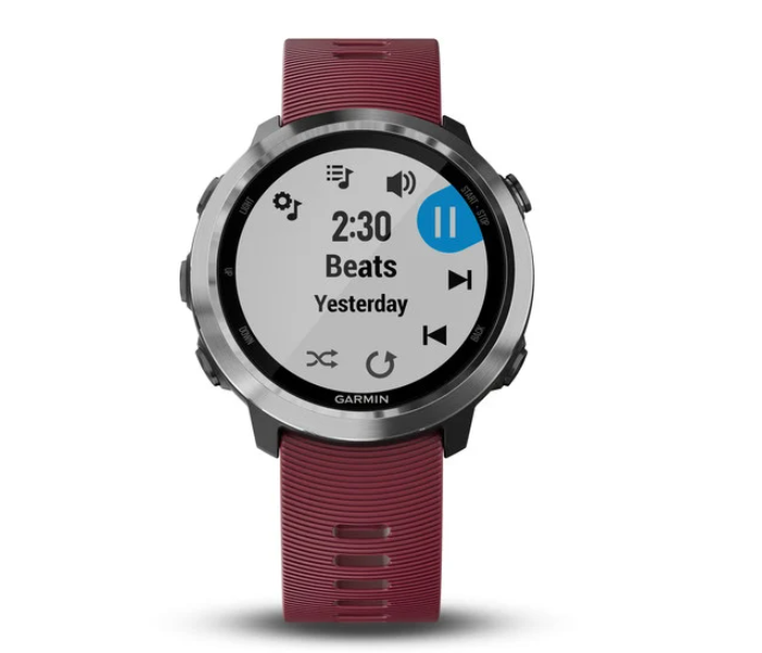 Garmin 010-01863-31 Forerunner 645 Music with Cherry Coloured Band - Zoom Image 2