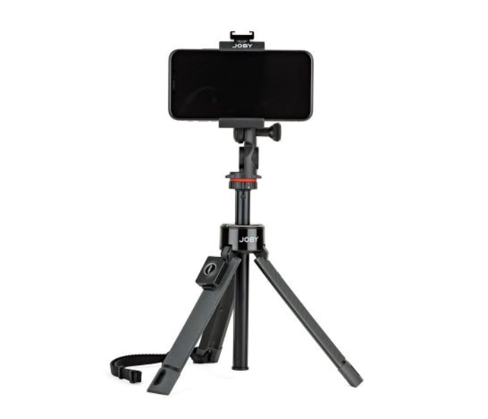 Joby JB01534-BWW Griptight Pro Telescoping Tripod And Grip For Mobile Phones – Black and Red - Zoom Image 1