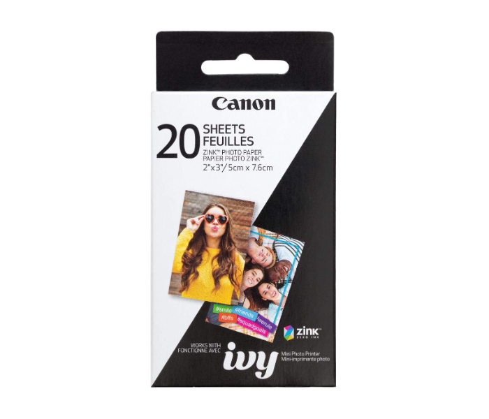 Canon ZP-2030 20 Sheets Zink Photo Paper Pack - Zoom Image 4