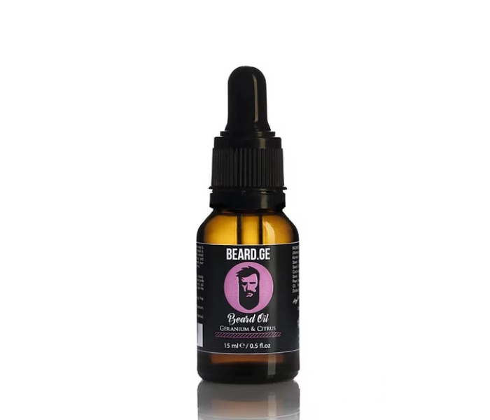 Beard.Ge 15ml Beard Oil Geranium and Citrus - Zoom Image 1