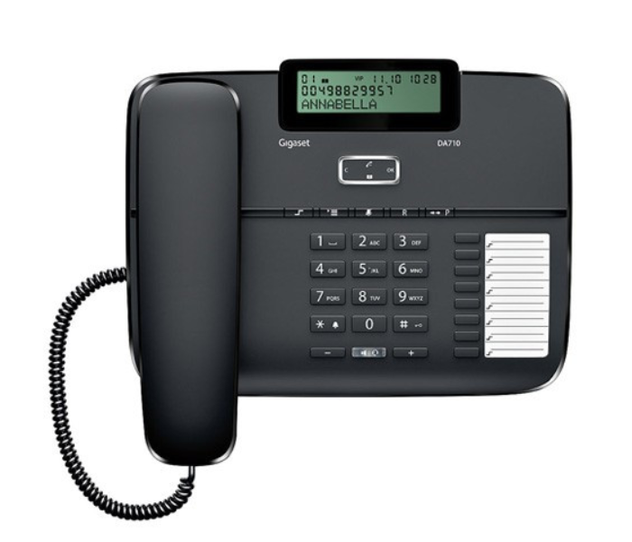 Gigaset DA710 Handsfree Corded Phone with Phonebook - Black - Zoom Image 2