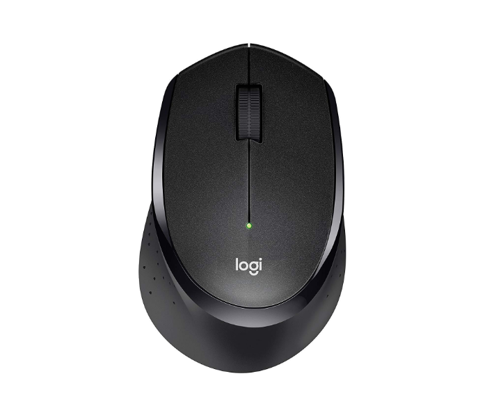 Logitech M330 Silent Plus Wireless Large Mouse - Black - Zoom Image 1