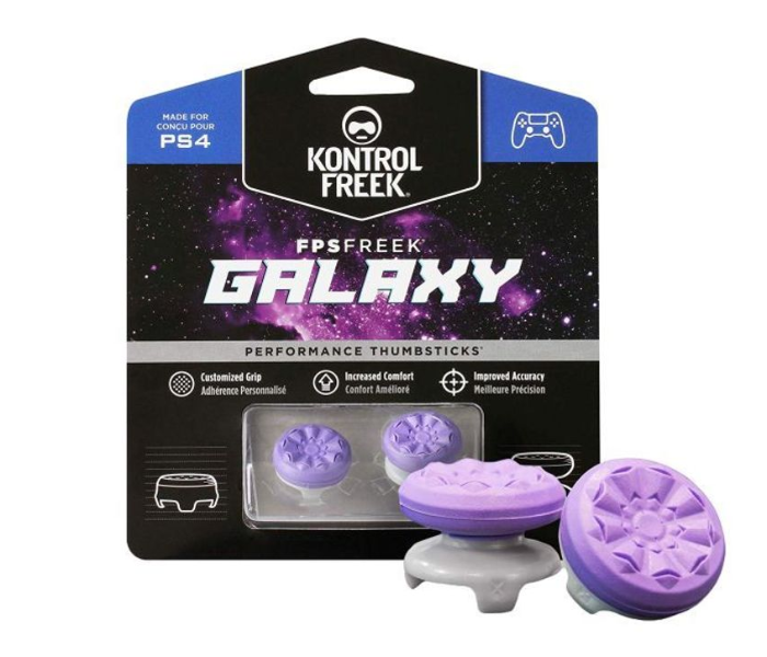 KontrolFreek 2 Piece FPS Freek Galaxy Thumb Grip Set for Playstation 4 - Zoom Image