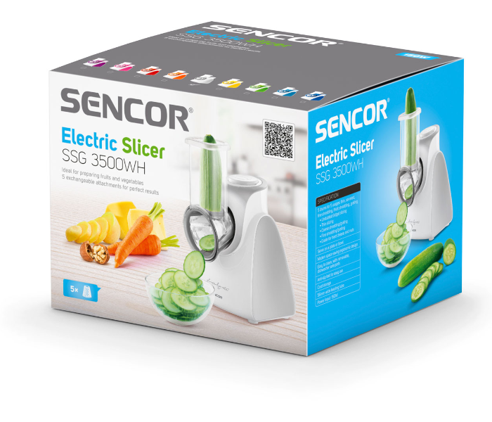 Sencor SSG 3500WH 150 Watts Electric Grater - White - Zoom Image 4