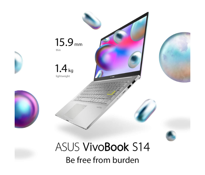 Asus VivoBook M433IA-EB532T 8GB RAM 1TB 14 Inch AMD R5-4500U  Windows 10 Home - White - Zoom Image 4